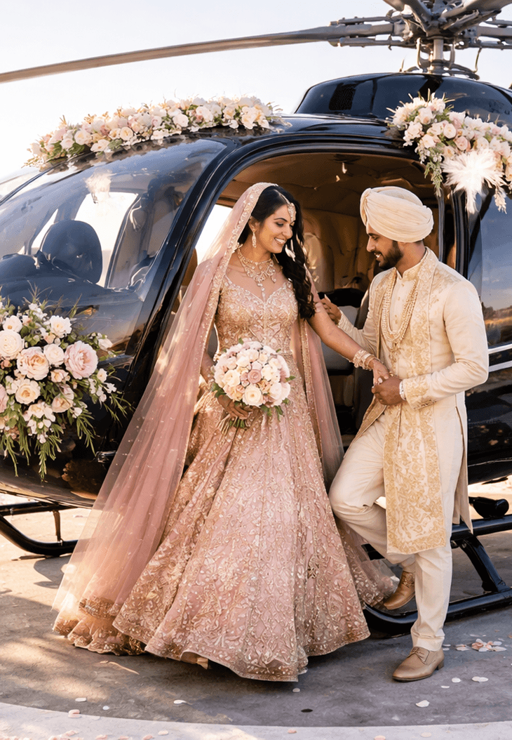 Wedding Helicopter